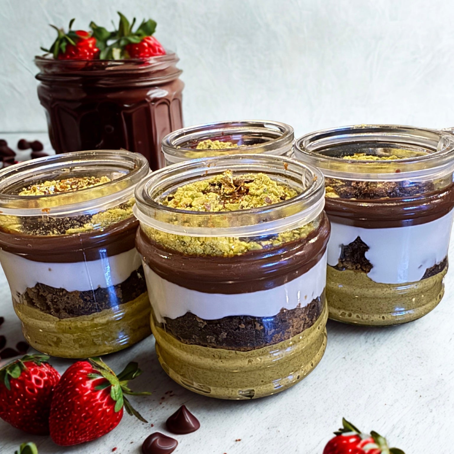 Brownie Ganache Jars